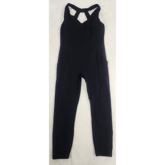 Athleta TRANSCEND 7/8 BODYSUIT Black Medium - Picture 4 of 9